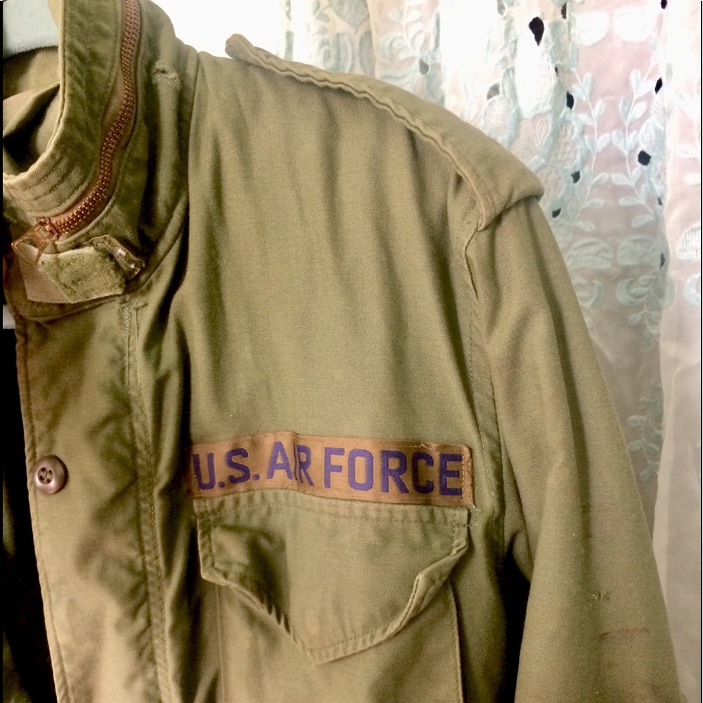 💔SOLD💔 Vietnam Era Military Air Force Jacket - Picture 4 of 8